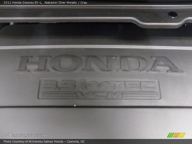 Alabaster Silver Metallic / Gray 2011 Honda Odyssey EX-L