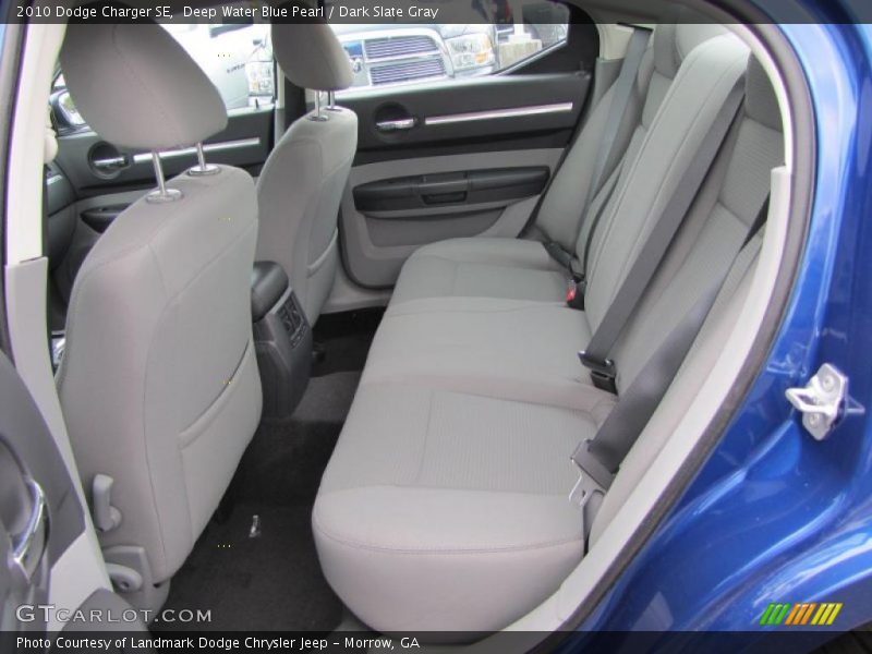 Deep Water Blue Pearl / Dark Slate Gray 2010 Dodge Charger SE