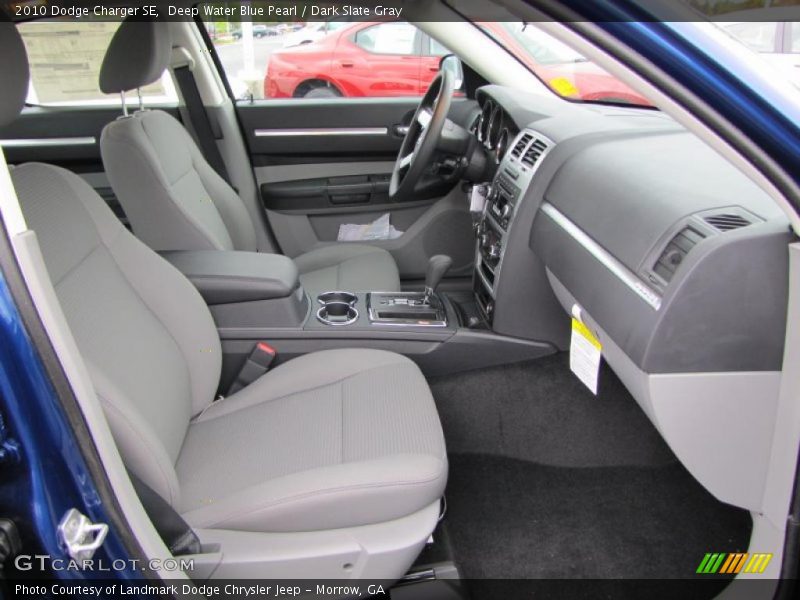 Deep Water Blue Pearl / Dark Slate Gray 2010 Dodge Charger SE