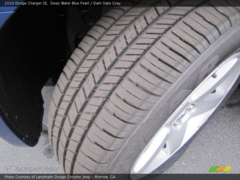 Deep Water Blue Pearl / Dark Slate Gray 2010 Dodge Charger SE