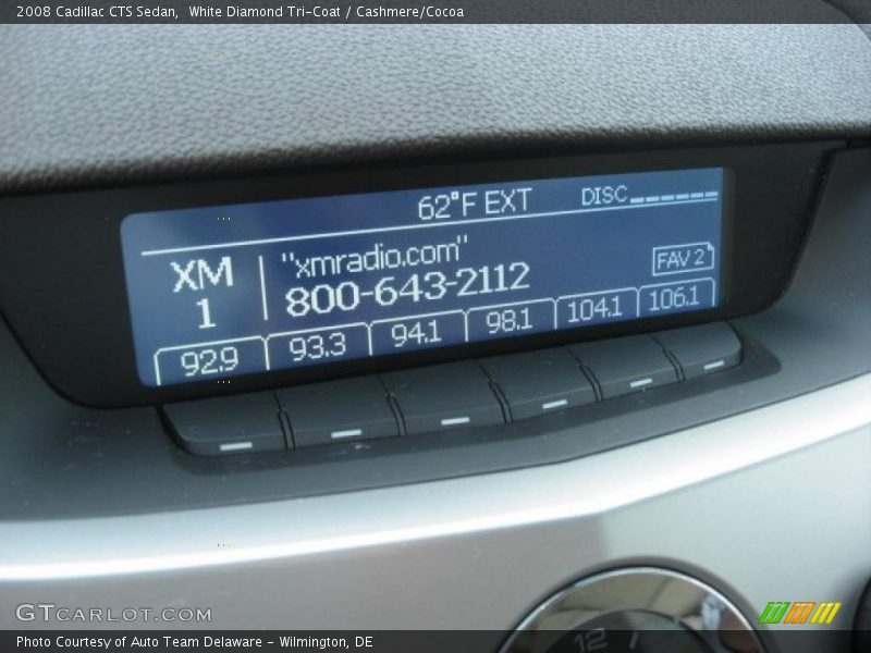 White Diamond Tri-Coat / Cashmere/Cocoa 2008 Cadillac CTS Sedan