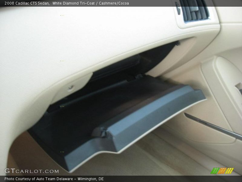 White Diamond Tri-Coat / Cashmere/Cocoa 2008 Cadillac CTS Sedan