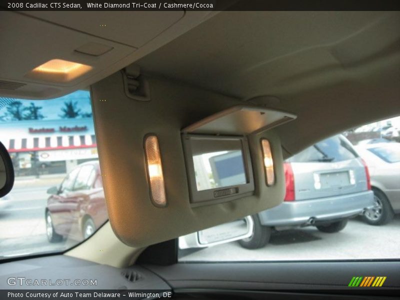 White Diamond Tri-Coat / Cashmere/Cocoa 2008 Cadillac CTS Sedan