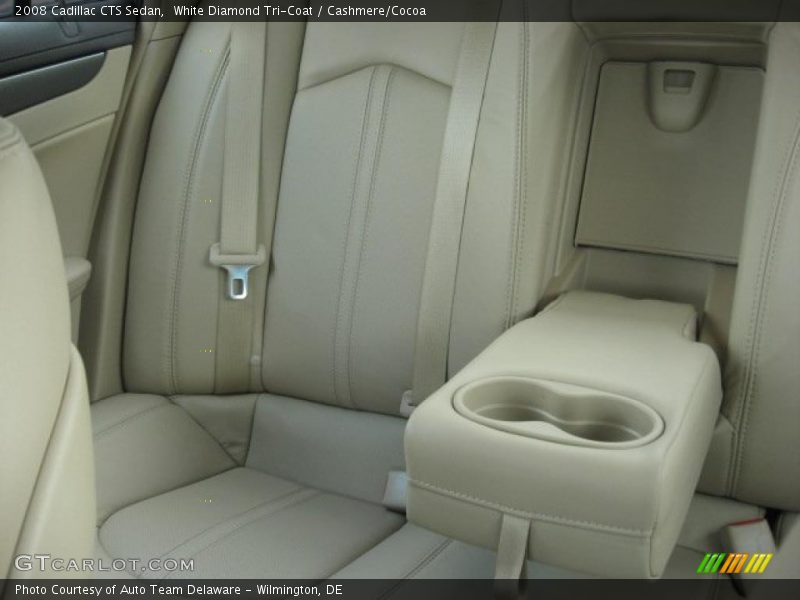 White Diamond Tri-Coat / Cashmere/Cocoa 2008 Cadillac CTS Sedan