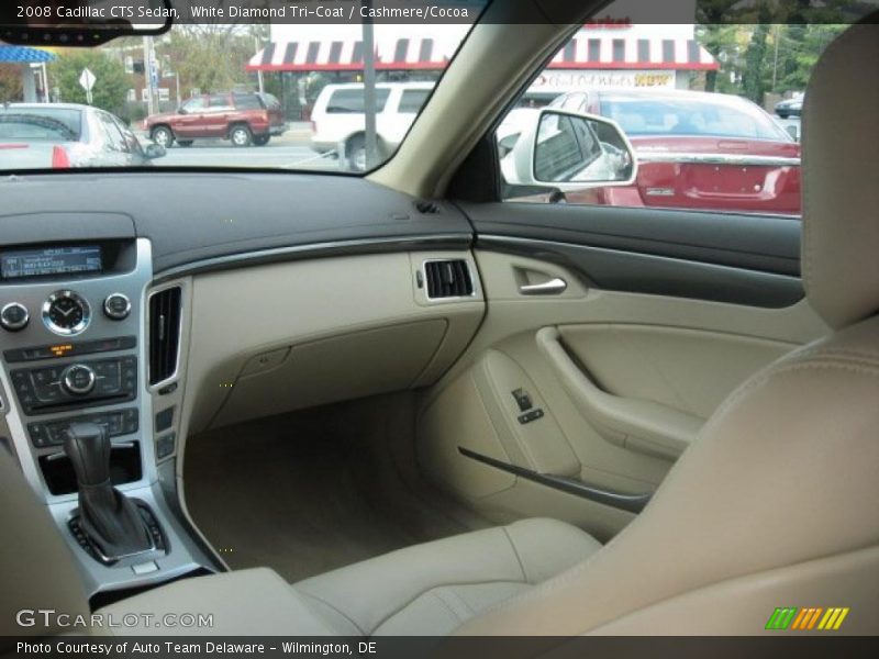 White Diamond Tri-Coat / Cashmere/Cocoa 2008 Cadillac CTS Sedan