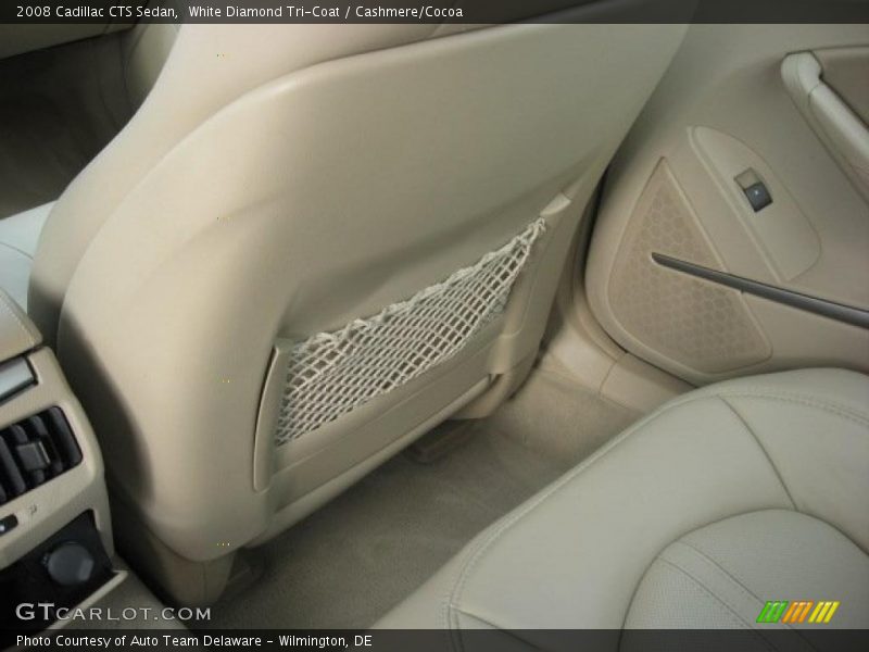 White Diamond Tri-Coat / Cashmere/Cocoa 2008 Cadillac CTS Sedan