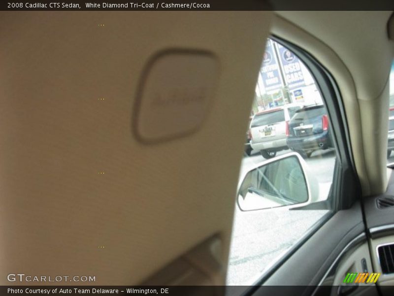 White Diamond Tri-Coat / Cashmere/Cocoa 2008 Cadillac CTS Sedan