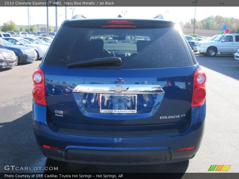 Navy Blue Metallic / Jet Black 2010 Chevrolet Equinox LT AWD