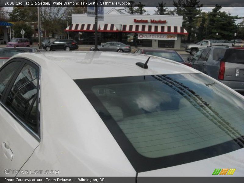 White Diamond Tri-Coat / Cashmere/Cocoa 2008 Cadillac CTS Sedan