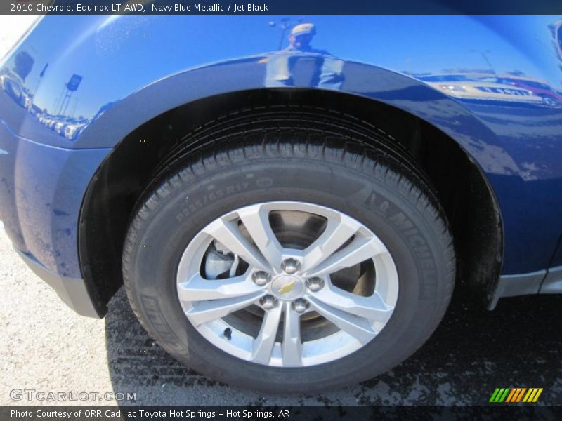 Navy Blue Metallic / Jet Black 2010 Chevrolet Equinox LT AWD