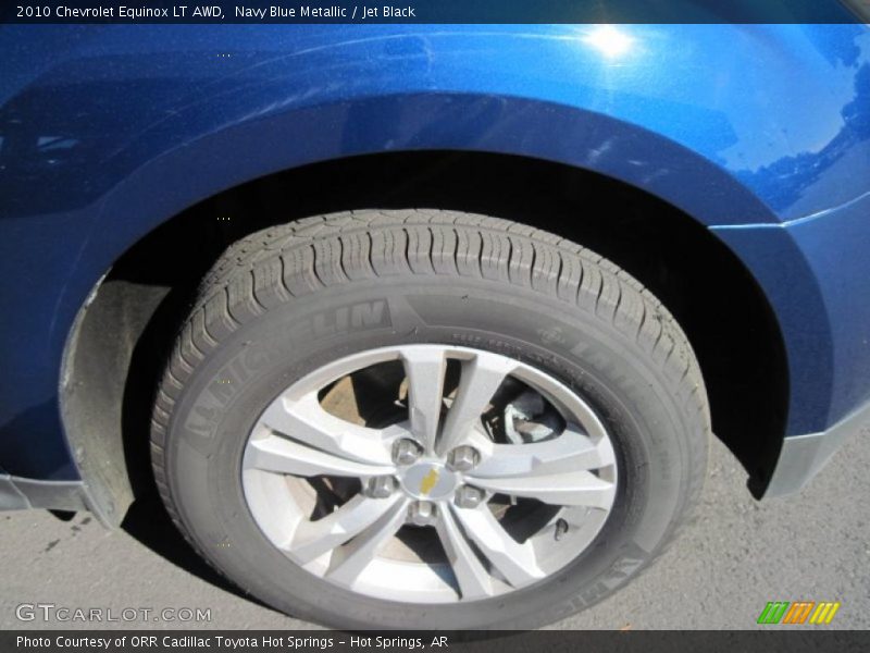 Navy Blue Metallic / Jet Black 2010 Chevrolet Equinox LT AWD