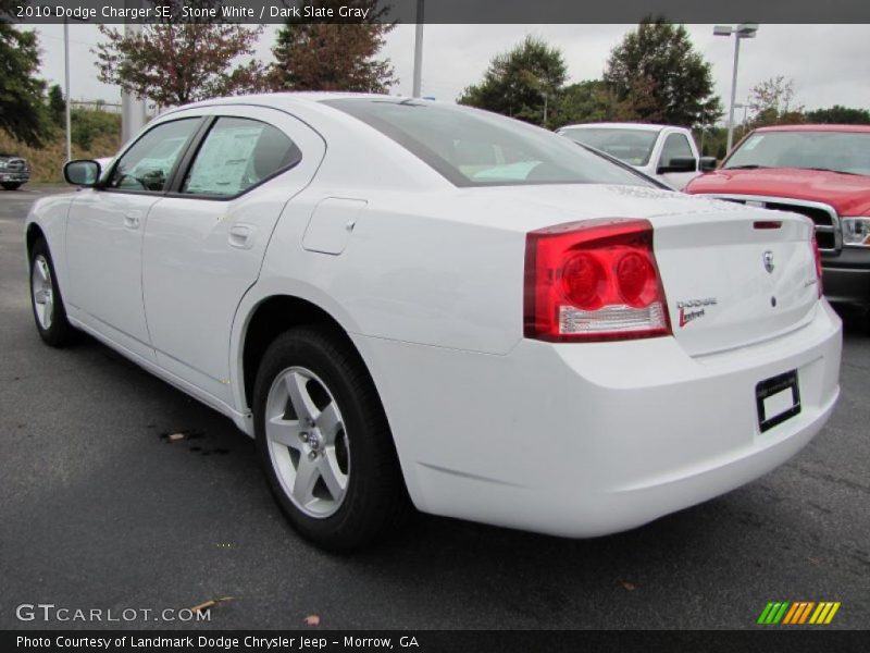 Stone White / Dark Slate Gray 2010 Dodge Charger SE