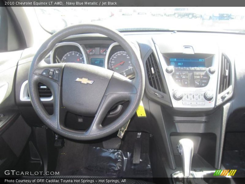 Navy Blue Metallic / Jet Black 2010 Chevrolet Equinox LT AWD
