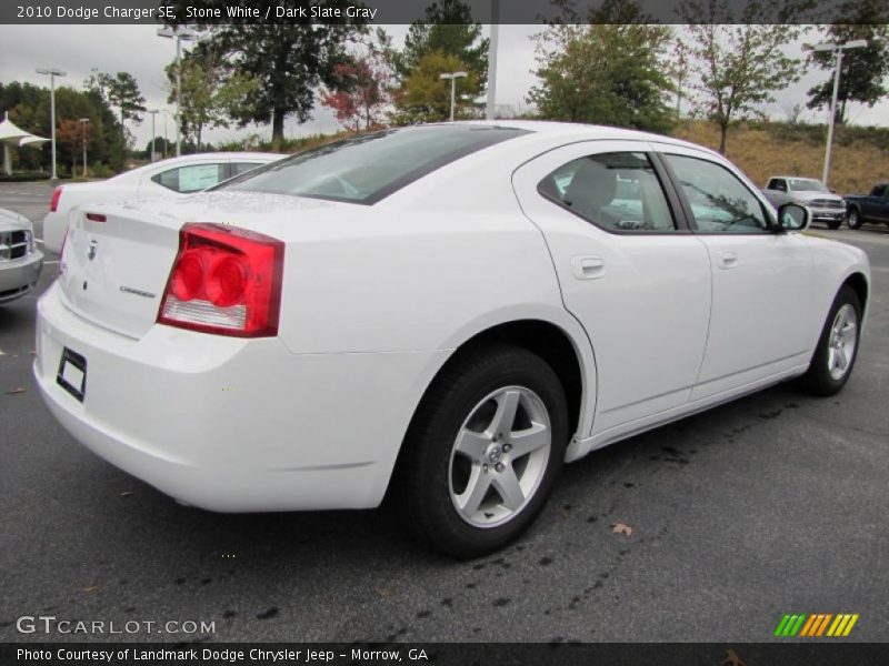 Stone White / Dark Slate Gray 2010 Dodge Charger SE