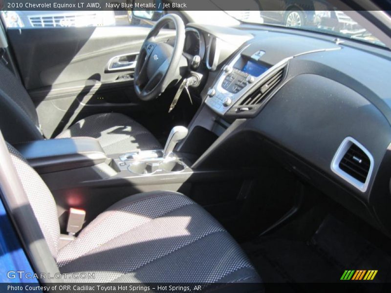 Navy Blue Metallic / Jet Black 2010 Chevrolet Equinox LT AWD