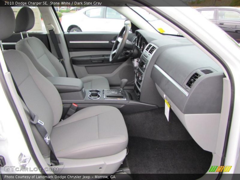 Stone White / Dark Slate Gray 2010 Dodge Charger SE