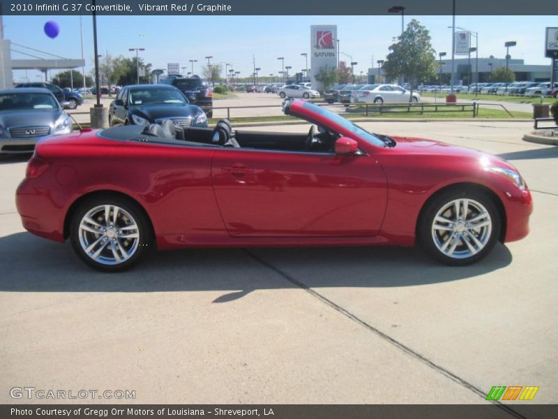  2010 G 37 Convertible Vibrant Red