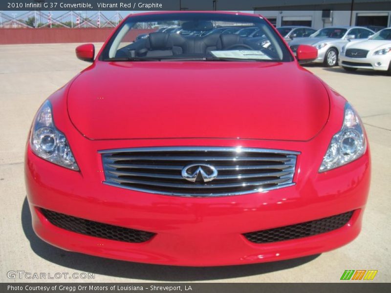Vibrant Red / Graphite 2010 Infiniti G 37 Convertible