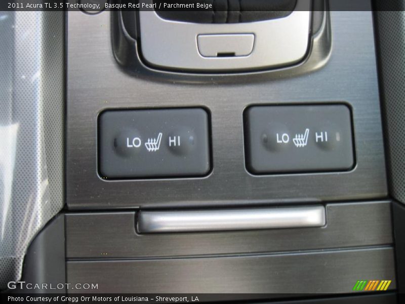 Basque Red Pearl / Parchment Beige 2011 Acura TL 3.5 Technology