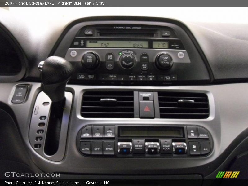Midnight Blue Pearl / Gray 2007 Honda Odyssey EX-L