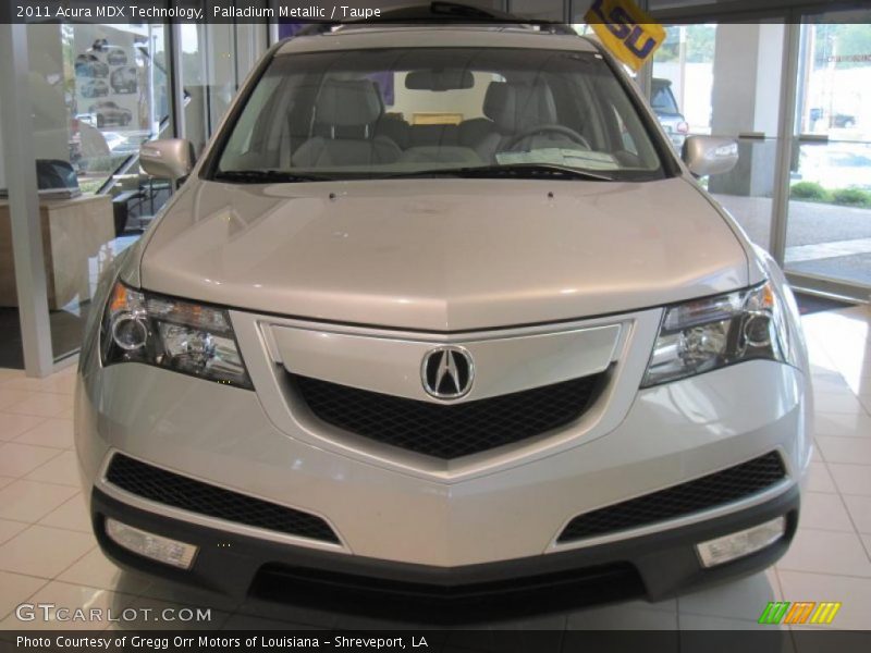 Palladium Metallic / Taupe 2011 Acura MDX Technology
