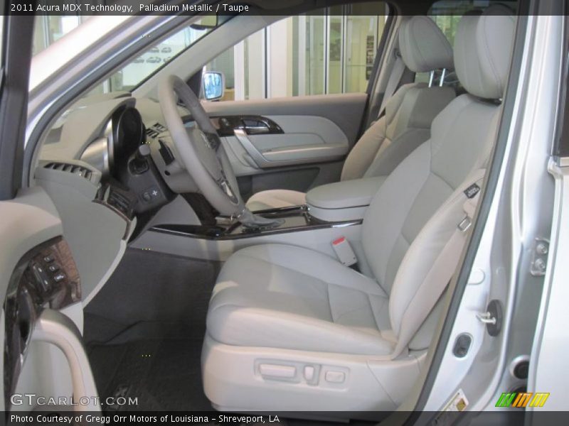  2011 MDX Technology Taupe Interior