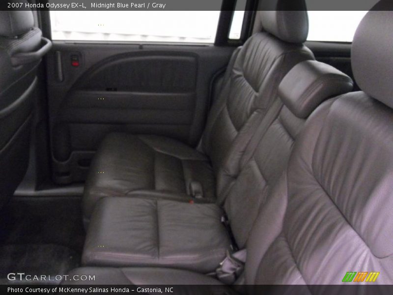 Midnight Blue Pearl / Gray 2007 Honda Odyssey EX-L