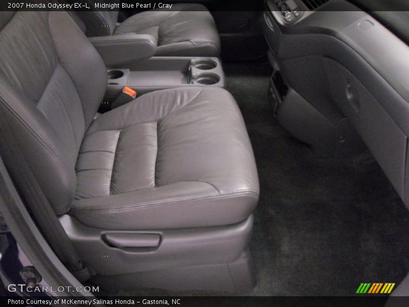 Midnight Blue Pearl / Gray 2007 Honda Odyssey EX-L