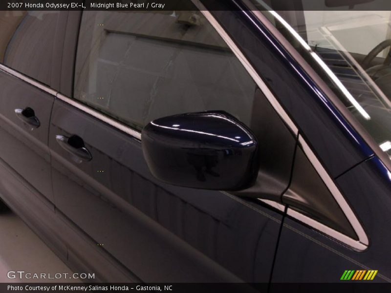 Midnight Blue Pearl / Gray 2007 Honda Odyssey EX-L