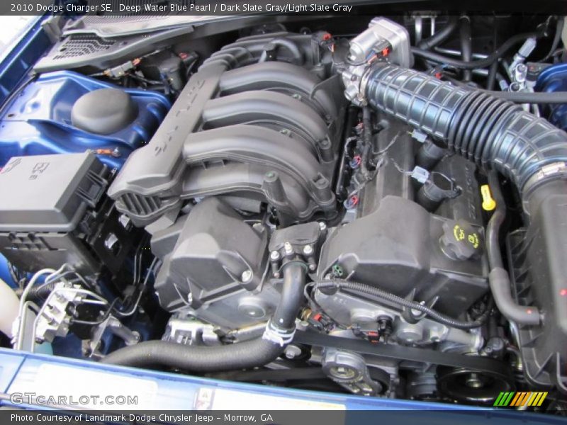 Deep Water Blue Pearl / Dark Slate Gray/Light Slate Gray 2010 Dodge Charger SE