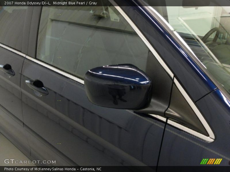 Midnight Blue Pearl / Gray 2007 Honda Odyssey EX-L