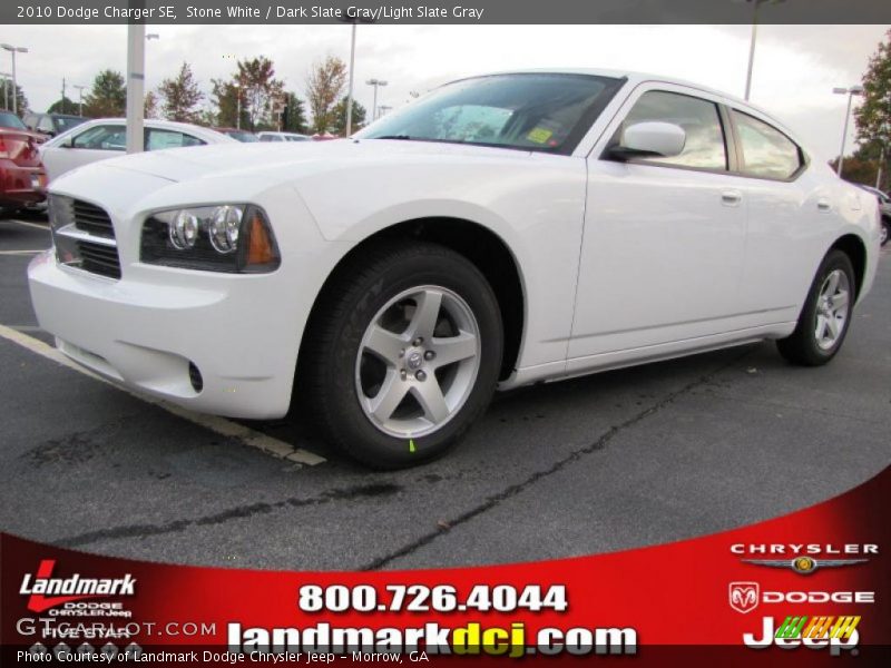 Stone White / Dark Slate Gray/Light Slate Gray 2010 Dodge Charger SE