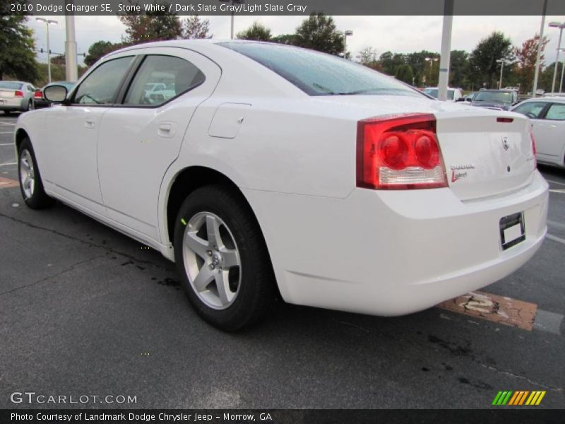 Stone White / Dark Slate Gray/Light Slate Gray 2010 Dodge Charger SE