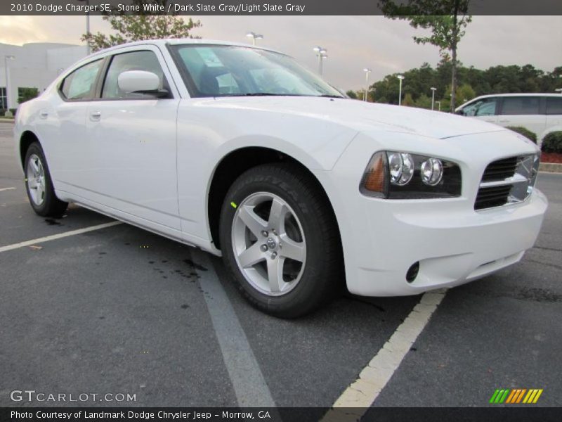 Stone White / Dark Slate Gray/Light Slate Gray 2010 Dodge Charger SE