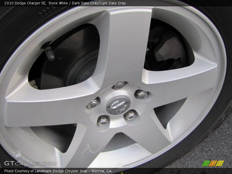 Stone White / Dark Slate Gray/Light Slate Gray 2010 Dodge Charger SE