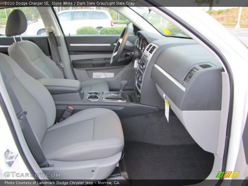 Stone White / Dark Slate Gray/Light Slate Gray 2010 Dodge Charger SE