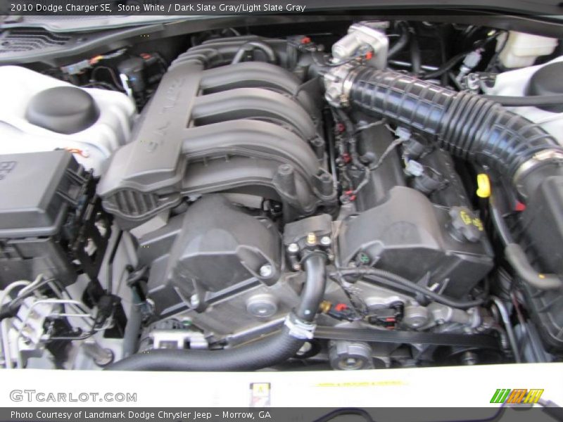 Stone White / Dark Slate Gray/Light Slate Gray 2010 Dodge Charger SE