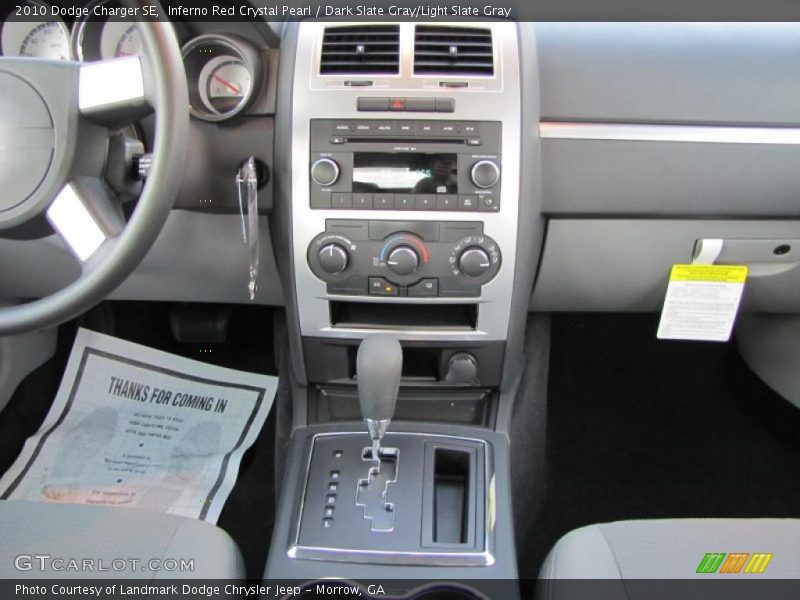 Inferno Red Crystal Pearl / Dark Slate Gray/Light Slate Gray 2010 Dodge Charger SE