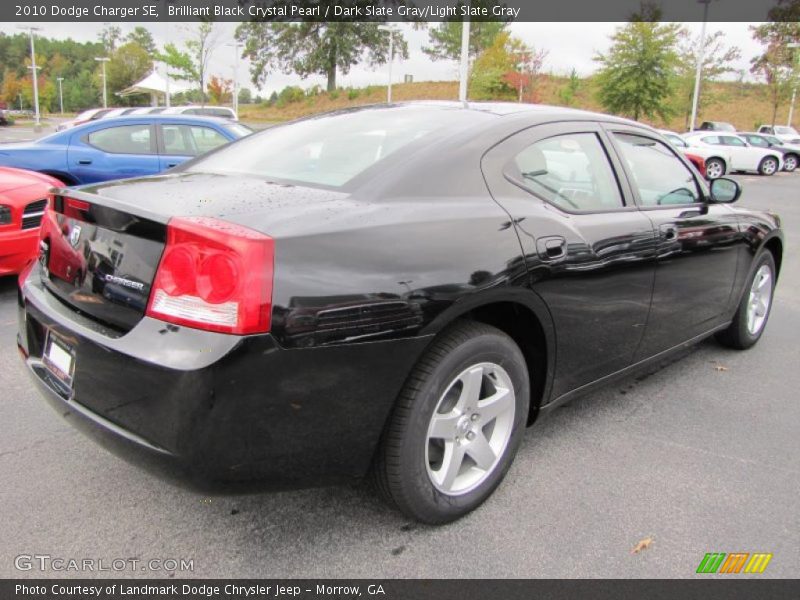 Brilliant Black Crystal Pearl / Dark Slate Gray/Light Slate Gray 2010 Dodge Charger SE