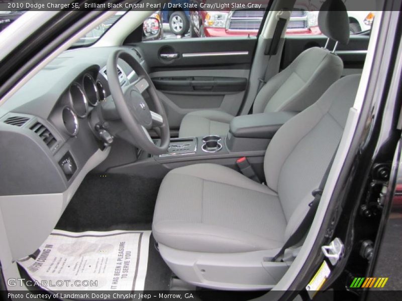 Brilliant Black Crystal Pearl / Dark Slate Gray/Light Slate Gray 2010 Dodge Charger SE