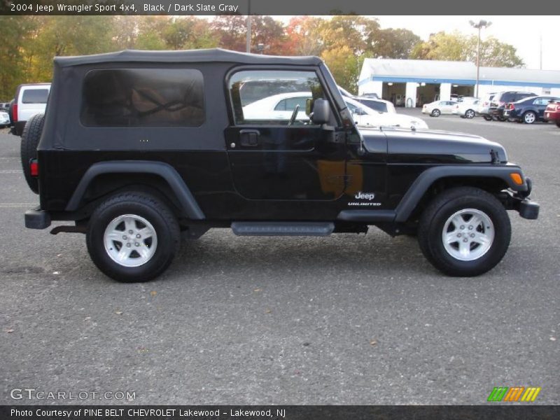 Black / Dark Slate Gray 2004 Jeep Wrangler Sport 4x4