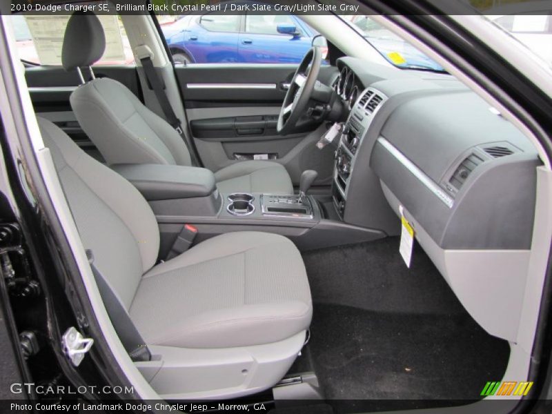 Brilliant Black Crystal Pearl / Dark Slate Gray/Light Slate Gray 2010 Dodge Charger SE