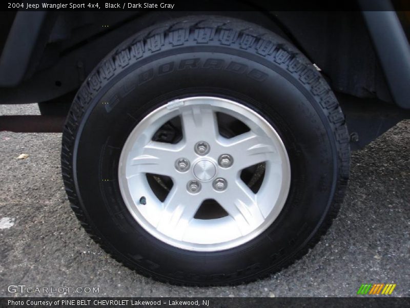 Black / Dark Slate Gray 2004 Jeep Wrangler Sport 4x4