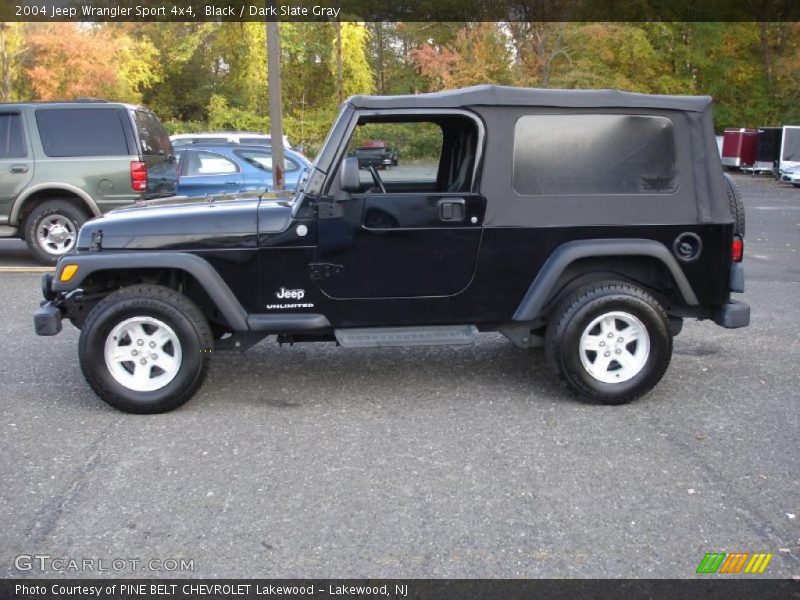 Black / Dark Slate Gray 2004 Jeep Wrangler Sport 4x4