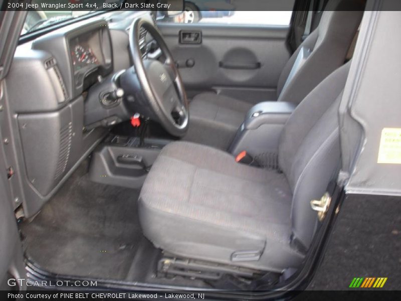 Black / Dark Slate Gray 2004 Jeep Wrangler Sport 4x4