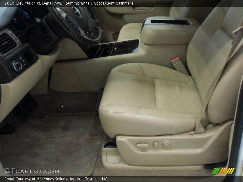 Summit White / Cocoa/Light Cashmere 2010 GMC Yukon XL Denali AWD