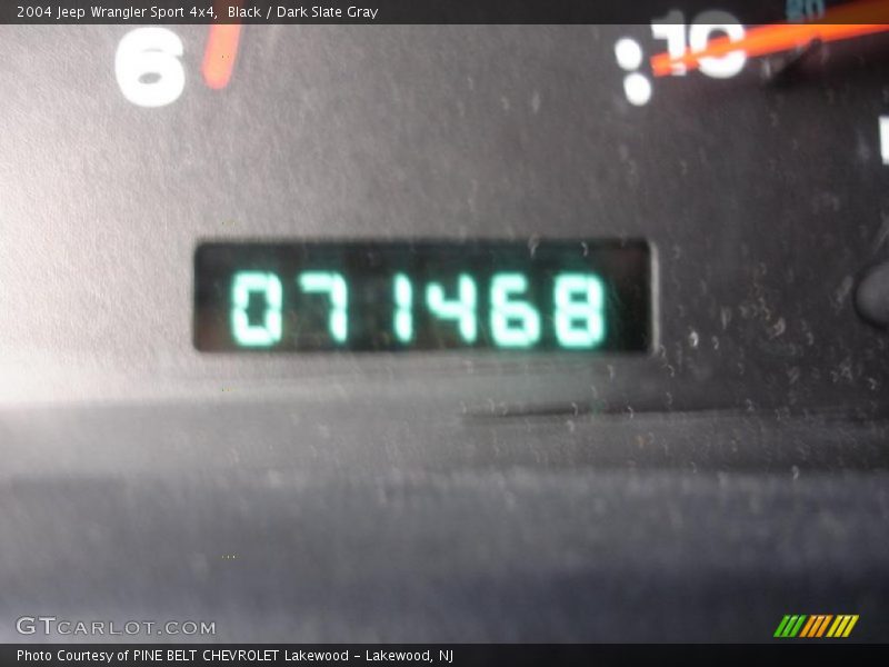 Black / Dark Slate Gray 2004 Jeep Wrangler Sport 4x4