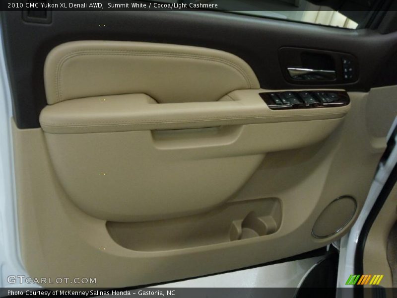 Summit White / Cocoa/Light Cashmere 2010 GMC Yukon XL Denali AWD