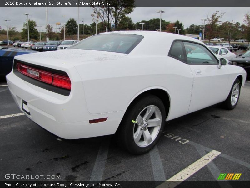 Stone White / Dark Slate Gray 2010 Dodge Challenger SE