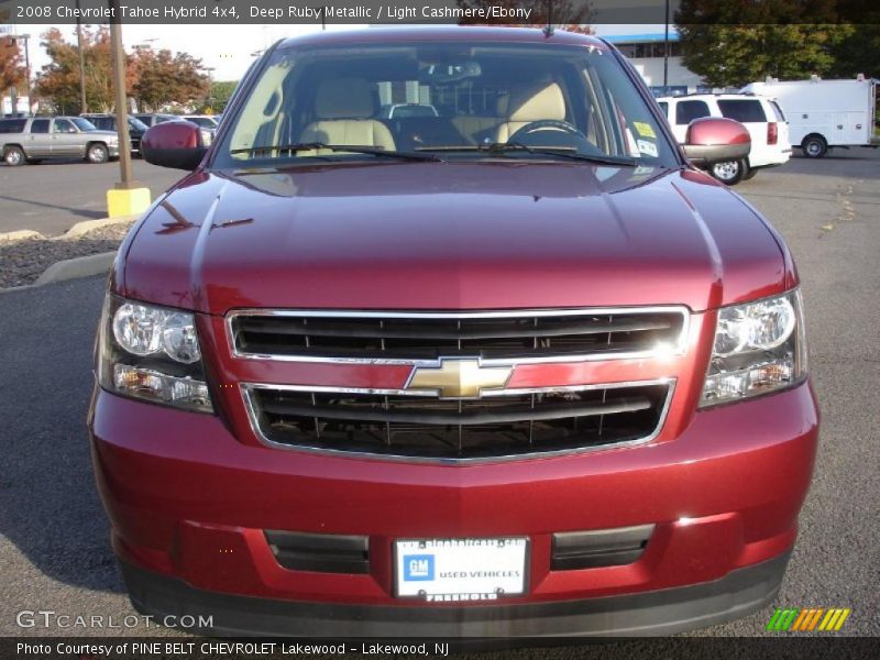 Deep Ruby Metallic / Light Cashmere/Ebony 2008 Chevrolet Tahoe Hybrid 4x4